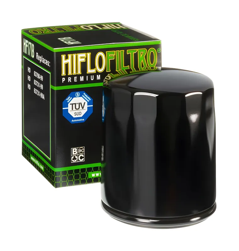 Neu Ölfilter Hiflo HF171B, schwarz für Buell M2 Cyclone / Harley Davidson FLSTC / FXSBSE