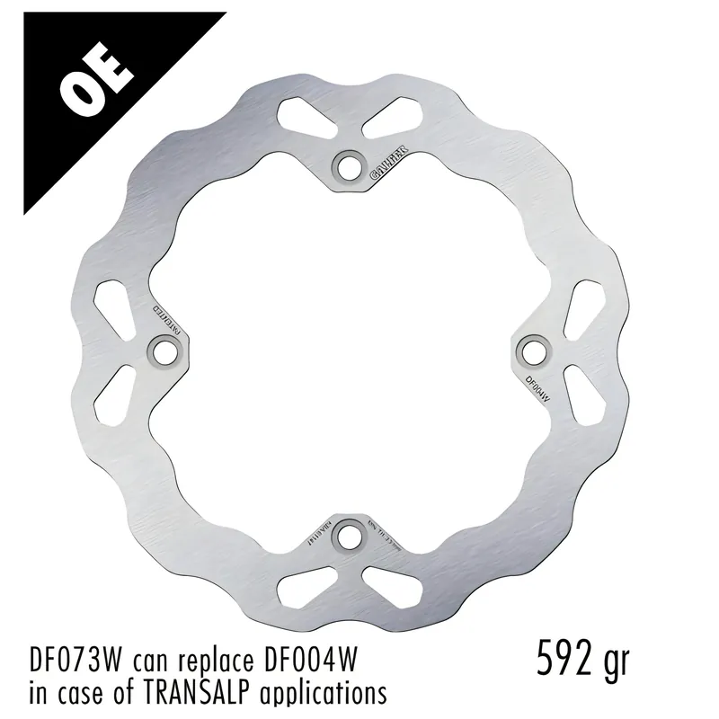 Bremsscheibe Galfer DF004W WAVE® mit ECE R90 Zulassung, starr vorne 256x4mm für Honda NX Dominator XL V Transalp XR L 600 - 700 ccm Bj. 1987 - 2012 Neue Kollektion