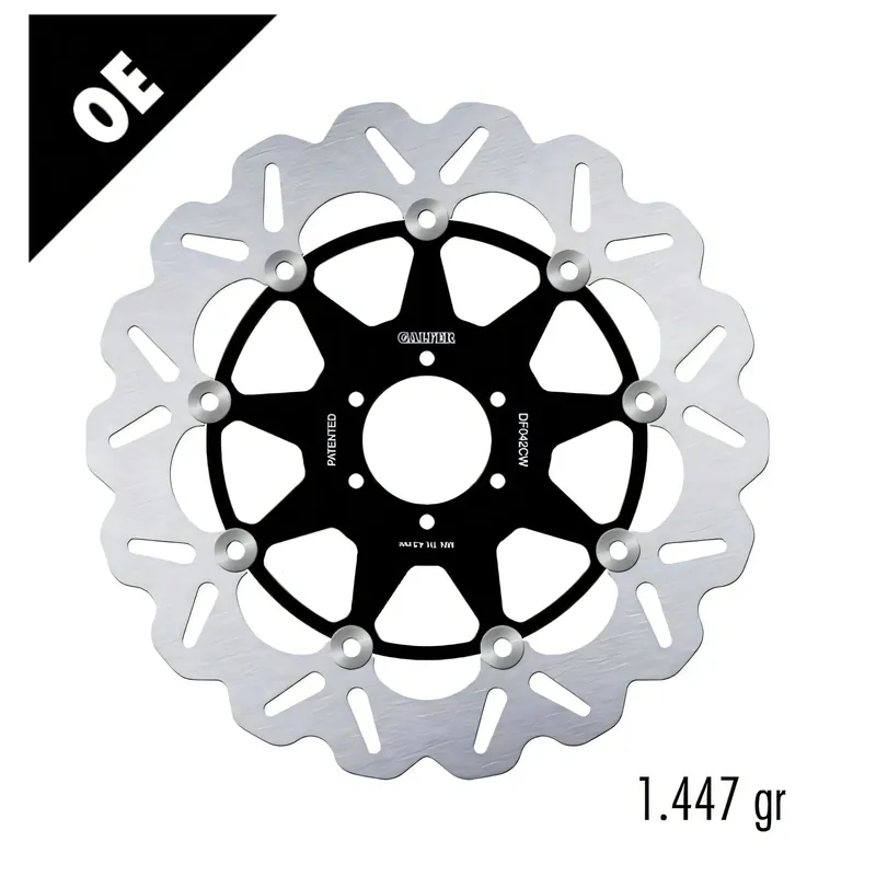Preisknaller Bremsscheibe Galfer DF042CW WAVE® mit ECE R90 Zulassung, schwimmend vorne 310x5mm (2 benötigt) für Honda RVF R 750 ccm Bj. 1994 - 1997