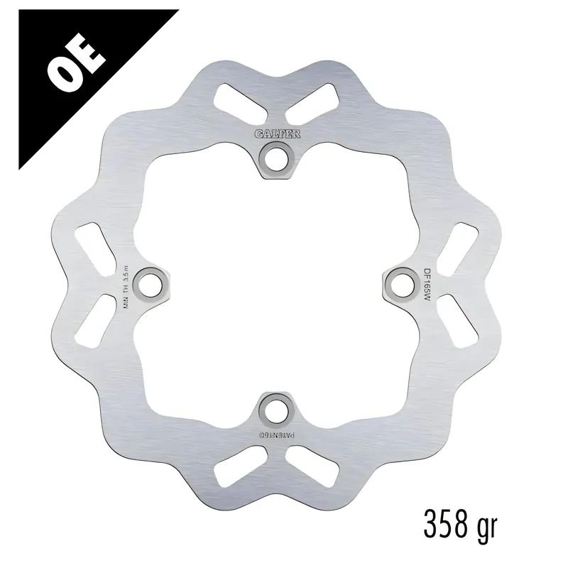 Schnäppchen Bremsscheibe Galfer DF165W WAVE® mit ECE R90 Zulassung, starr hinten 184x3mm für Kawasaki KX, Suzuki RM 80 - 140 ccm Bj. 1989 - 2025