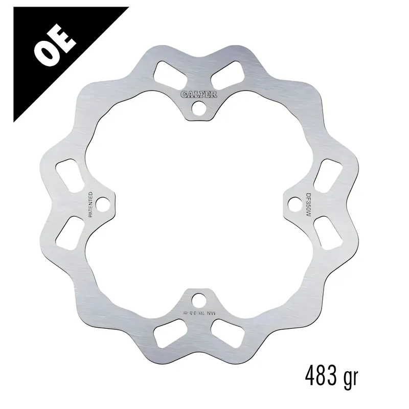 Bremsscheibe Galfer DF350W WAVE® mit ECE R90 Zulassung, starr hinten 240x4mm für Suzuki RM-Z RMX Z 250 / 450 ccm Bj. 2005 - 2024 Direkt Vom Hersteller