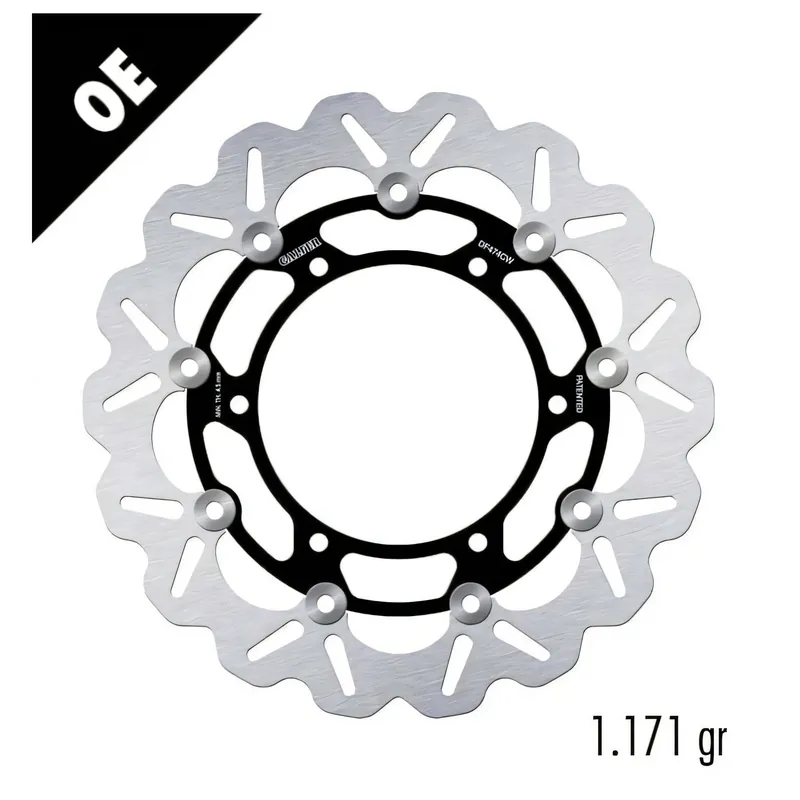Abverkauf Bremsscheibe Galfer DF474CW WAVE® mit ECE R90 Zulassung, schwimmend vorne 298x5mm (2 benötigt) für Yamaha BT Bull Dog VMX V-Max XJ N S XV 1 A Midnight Star XVS YZF R Thunderace Bj. 1995 - 2021