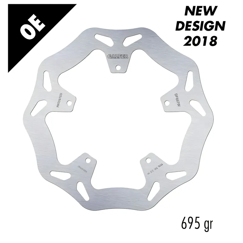 Bremsscheibe Galfer DF667W WAVE® mit ECE R90 Zulassung, starr vorne 260x4mm für Gilera Nexus, Piaggio X9 Evolution X7 X8 Street Beverly Carnaby X Evo RST 4V Aprilia SR Max Must-Have
