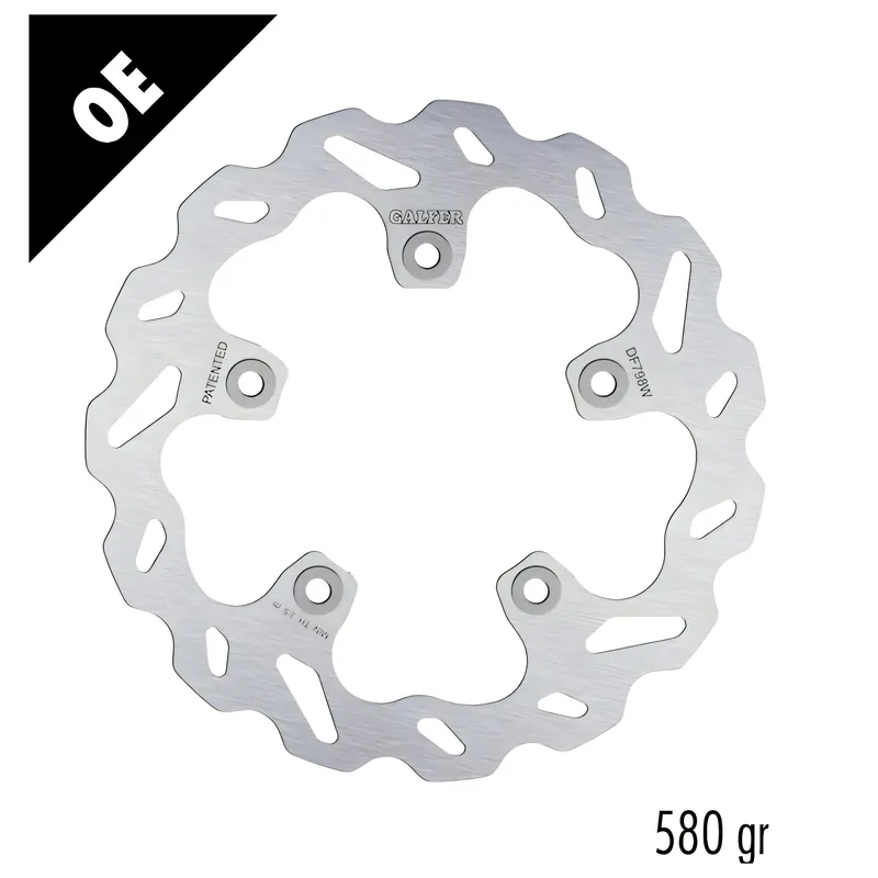 Bremsscheibe Galfer DF798W WAVE® mit ECE R90 Zulassung, starr hinten 240x4mm für KTM Duke R, Husqvarna Vitpilen Supermoto Svartpilen 690 / 701 ccm Bj. 2007 - 2019 Jetzt Bestellen
