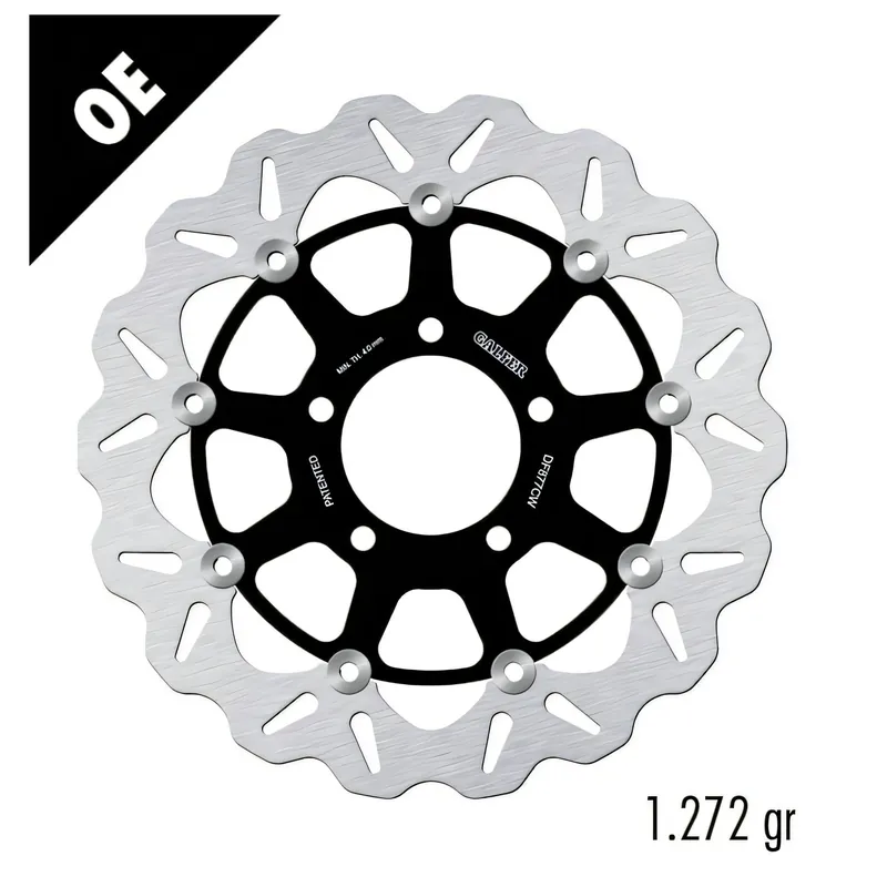 Bremsscheibe Set Galfer 2x DF877CW WAVE® mit ECE R90 Zulassung, schwimmend vorne 310x4,5mm für Triumph Daytona Speed Four TT 600 / 650 ccm Bj. 2000 - 2005 Neue Kollektion