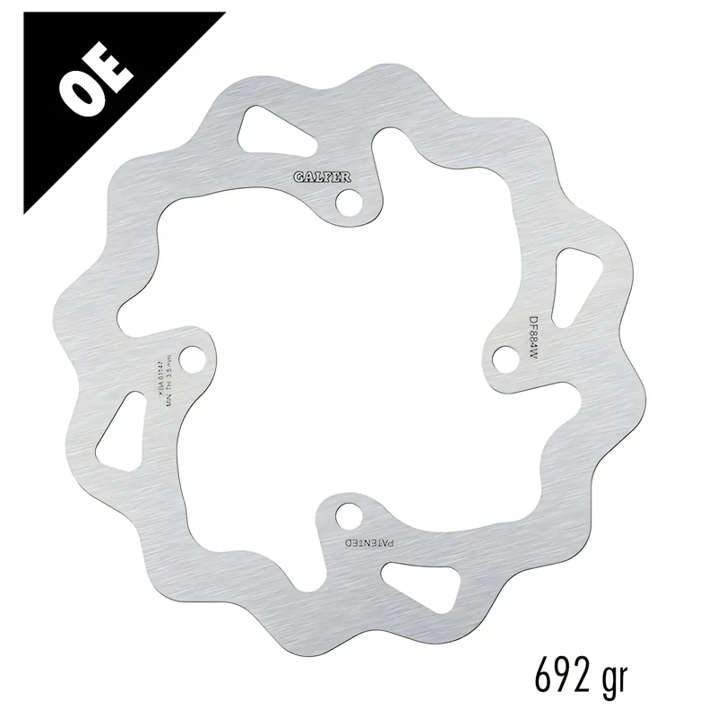 Bremsscheibe Galfer DF884W WAVE® mit ECE R90 Zulassung, starr hinten 239,5x4,5mm für Buell X1 Lightning XB12XT i Ulysses M2 Cyclone XB 12 R Fireboldt S3 Thunderbolt XB12X 1200 Bj. 1996 - 2010 Direkt Vom Hersteller