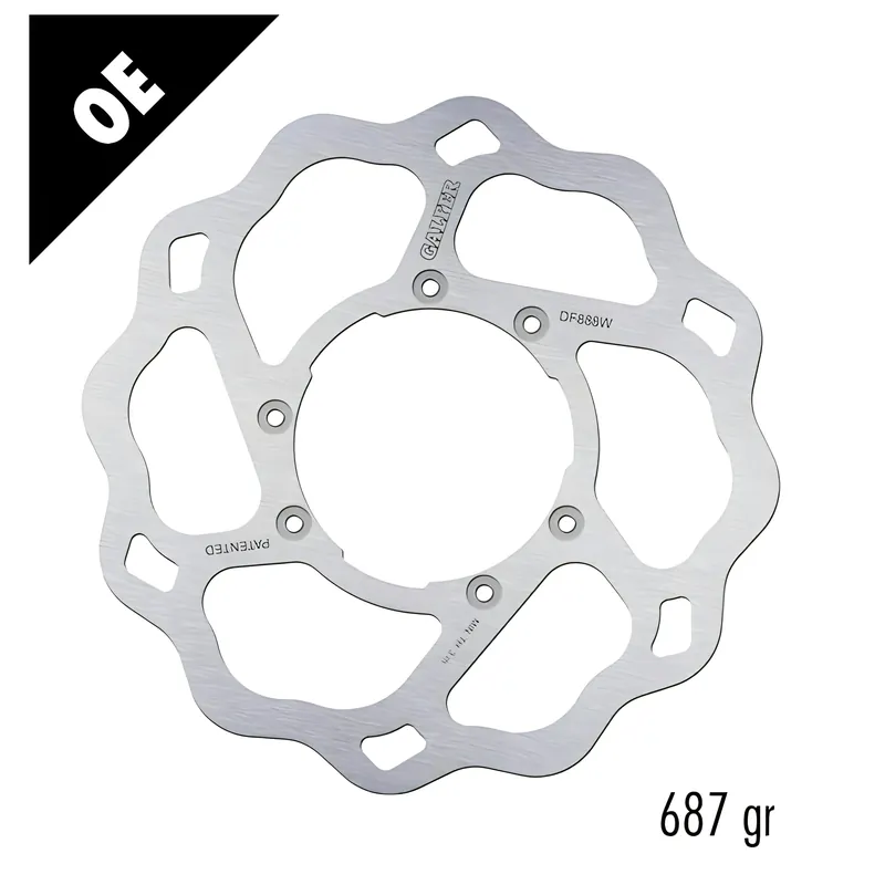 Bremsscheibe Galfer DF888W WAVE® mit ECE R90 Zulassung, starr vorne 280x3,5mm für Derbi Senda Cross City Terra Adventure, Motorhispania MH10 LC Pro Enduro Mulhacen Cafe RYZ Schneller Versand
