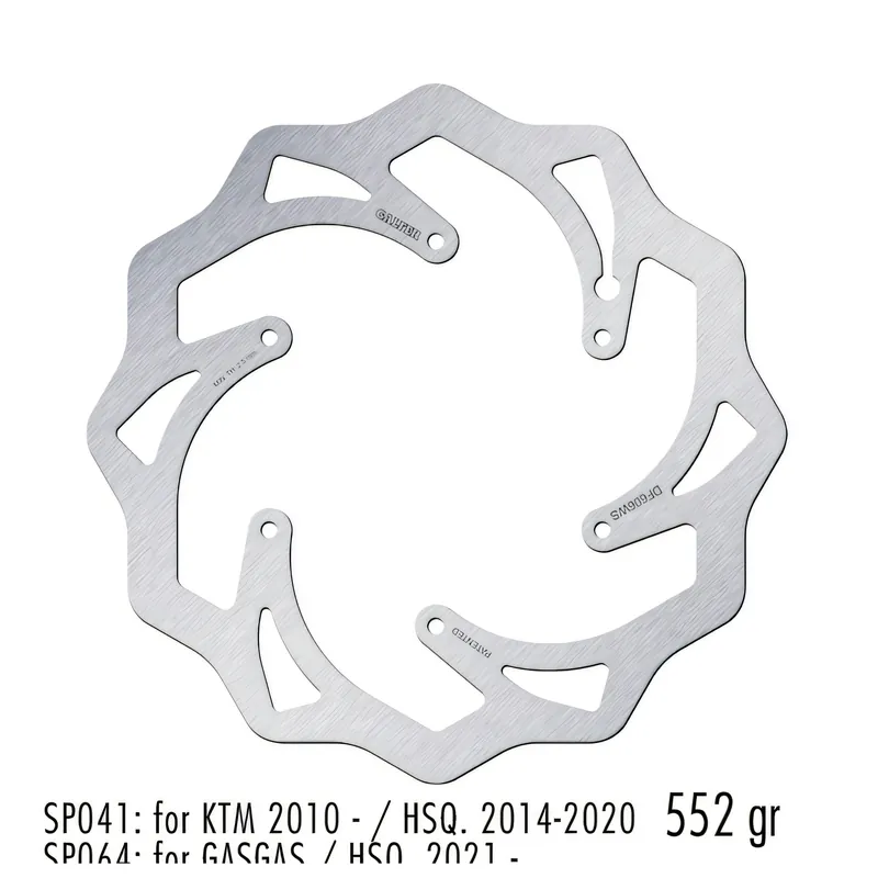 Bremsscheibe Galfer DF606WS WAVE® Racing Oversize starr vorne 270x3mm für Husaberg FE, Husqvarna FC TC TE KTM EXC EGS Sixdays 125 - 650 ccm Bj. 1990 - 2025 Preiswert