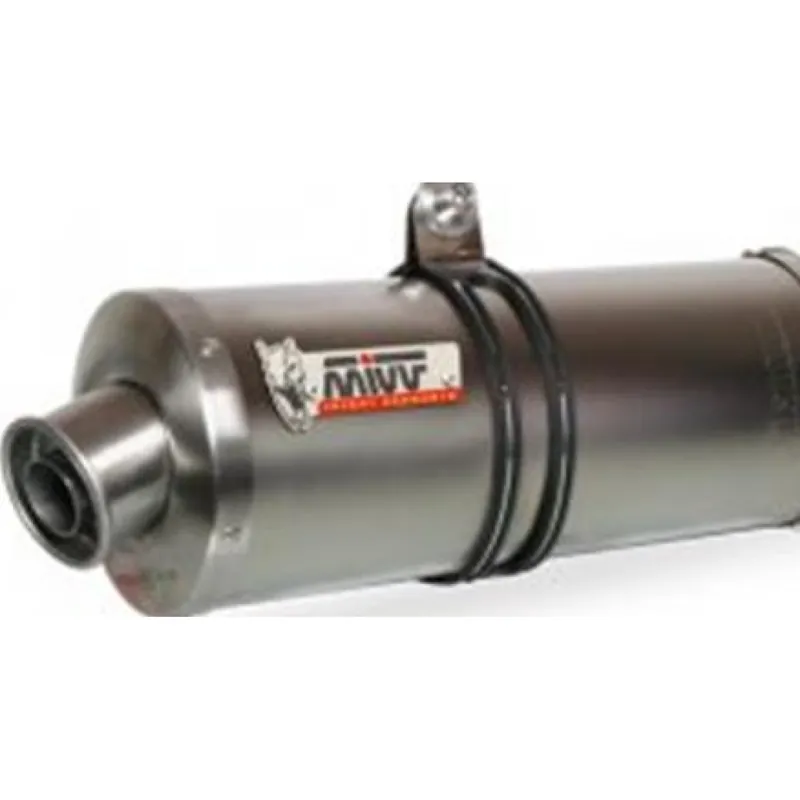 Auspuffanlage Mivv 2 SLIP-ON Edelstahl Oval Sport für Ducati Monster 600 ccm Bj. 1999 - 2001 Meistverkauft