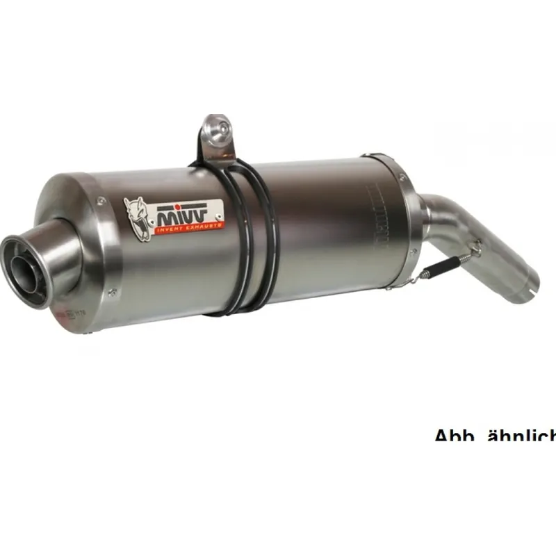 Auspuffanlage Mivv SLIP-ON Edelstahl Oval Sport für Honda CB F Hornet 600 ccm Bj. 1998 - 2000 Super-Preis