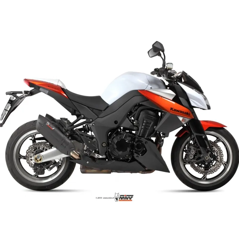 Jetzt Bestellen Auspuffanlage Mivv 2 SLIP-ON Edelstahl schwarz Suono Sport für Kawasaki Z SX 1000 ccm Bj. 2010 - 2013