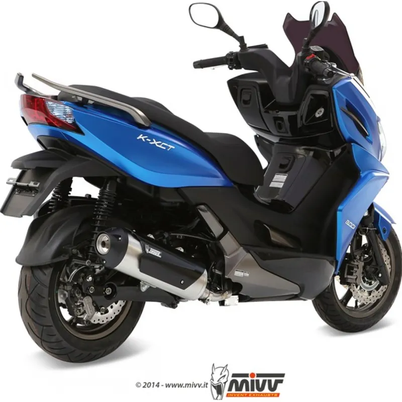 Nur Heute Auspuffanlage Mivv Komplettanlage 1x1 Edelstahl Urban für Kymco K-XCT i 300 ccm