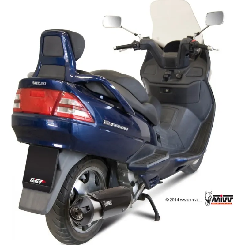 Super-Preis Auspuffanlage Mivv Komplettanlage 1x1 Edelstahl Urban für Suzuki AN Burgman 400 ccm