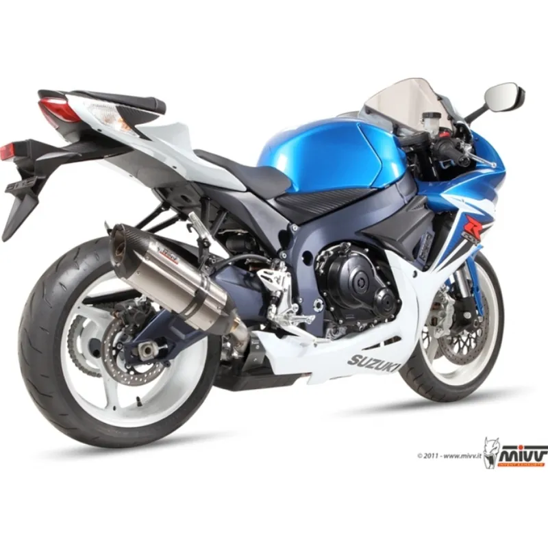 Auspuffanlage Mivv SLIP-ON Edelstahl mit Carbon Kappe Suono Sport für Suzuki GSX R GSX-R 600 / 750 ccm Bj. 2011 - 2016 Jetzt Bestellen