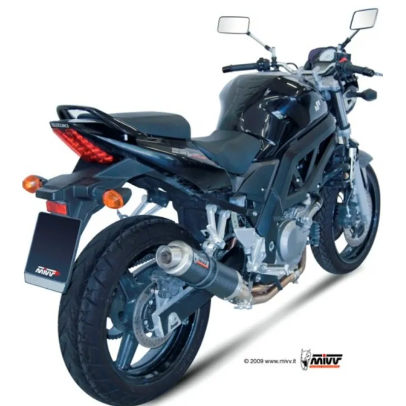 Ausverkauf Auspuffanlage Mivv SLIP-ON Carbon GP Sport für Suzuki SV / S SF 650 ccm Bj. 2004 - 2014