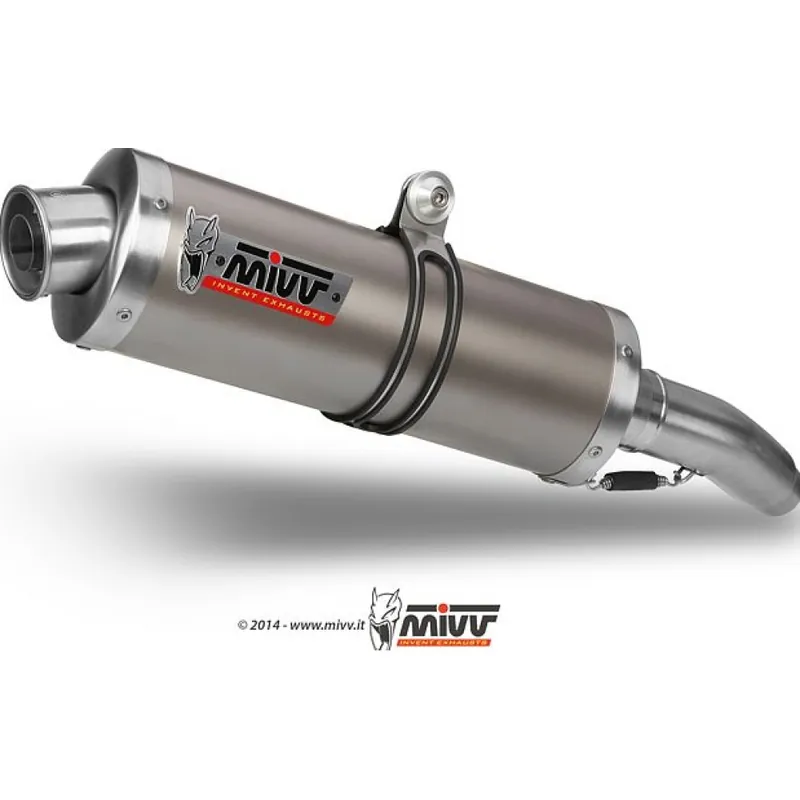 Top-Seller Auspuffanlage Mivv SLIP-ON Titan Oval Sport für Triumph Daytona T595 i 595N 955 ccm Bj. 1997 - 2001