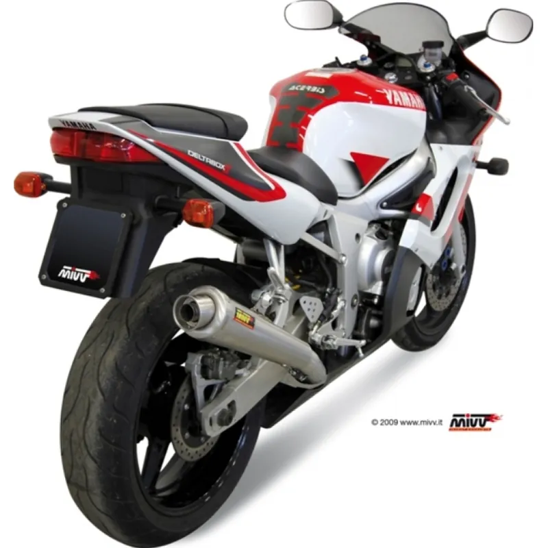 Auspuffanlage Mivv SLIP-ON Edelstahl X-Cone Sport für Yamaha YZF-R6 600 ccm Bj. 1999 - 2002 Top-Preis