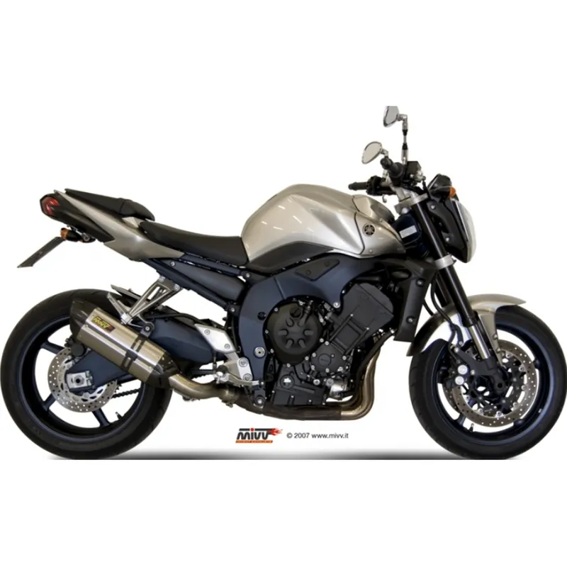 Begrenztes Angebot Auspuffanlage Mivv SLIP-ON Edelstahl mit Carbon Kappe Suono Sport für Yamaha FZ1 Fazer N / NA S SA 998 ccm Bj. 2006 - 2013