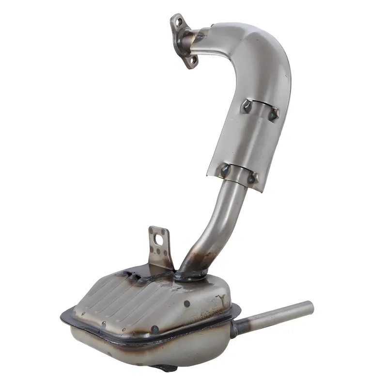 Letzte Chance Auspuffanlage komplett LeoVince SITO Stahl für Vespa Special / Primavera 50 / 125 (DGM)
