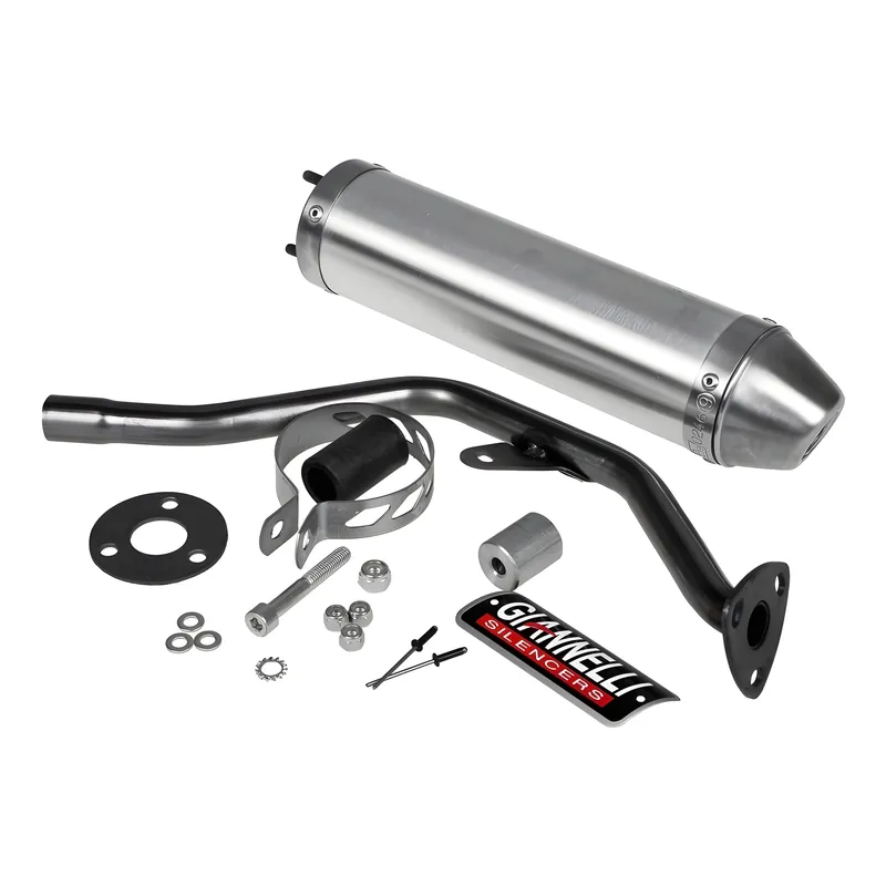 Top-Seller Auspuffanlage Giannelli Endtopf Aluminium mit ABE für Malaguti / MBK / Yamaha
