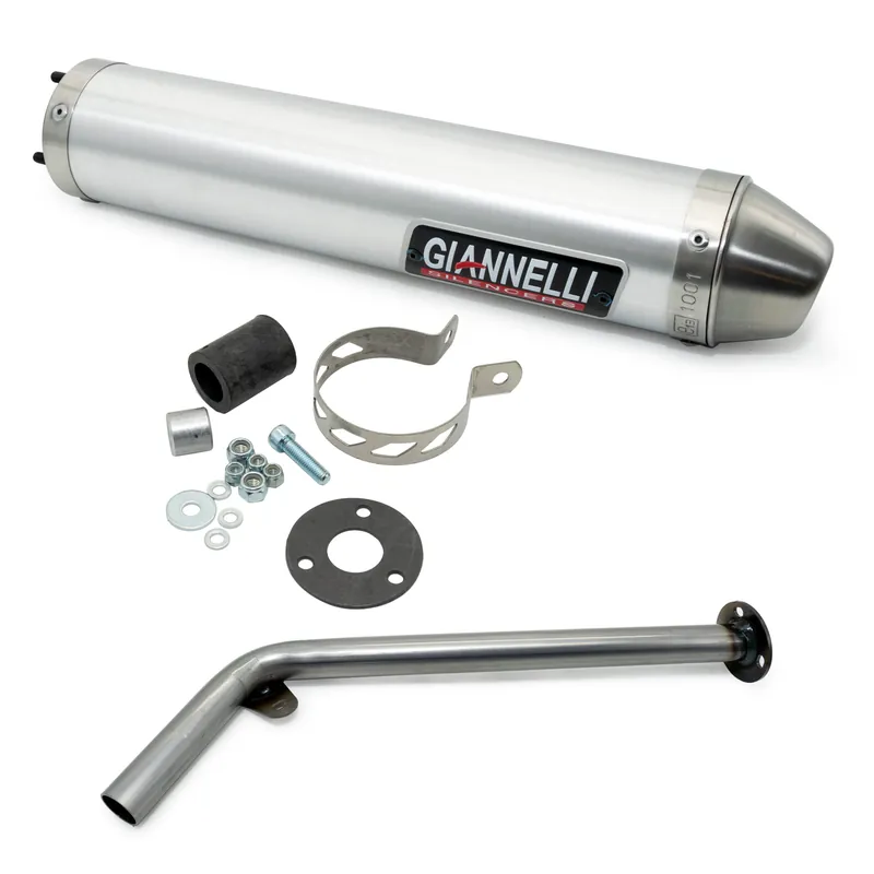 Neue Kollektion Auspuffanlage Giannelli Endtopf Aluminium mit ABE für Aprilia