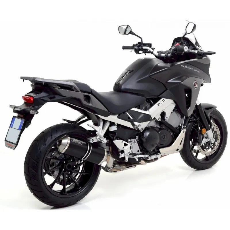 Expressversand Auspuffanlage Giannelli Ipersport Slip On Black Line mit ABE für Honda
