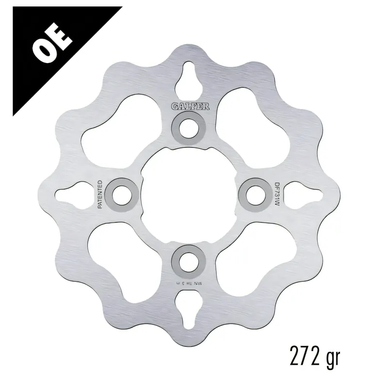 Bremsscheibe Set Galfer 2x DF731W WAVE® mit ECE R90 Zulassung, starr vorne 163x3,5mm für Kawasaki KVF Prairise Brute Force Realtree KSV KFX R 450 - 700 ccm Heißes Angebot