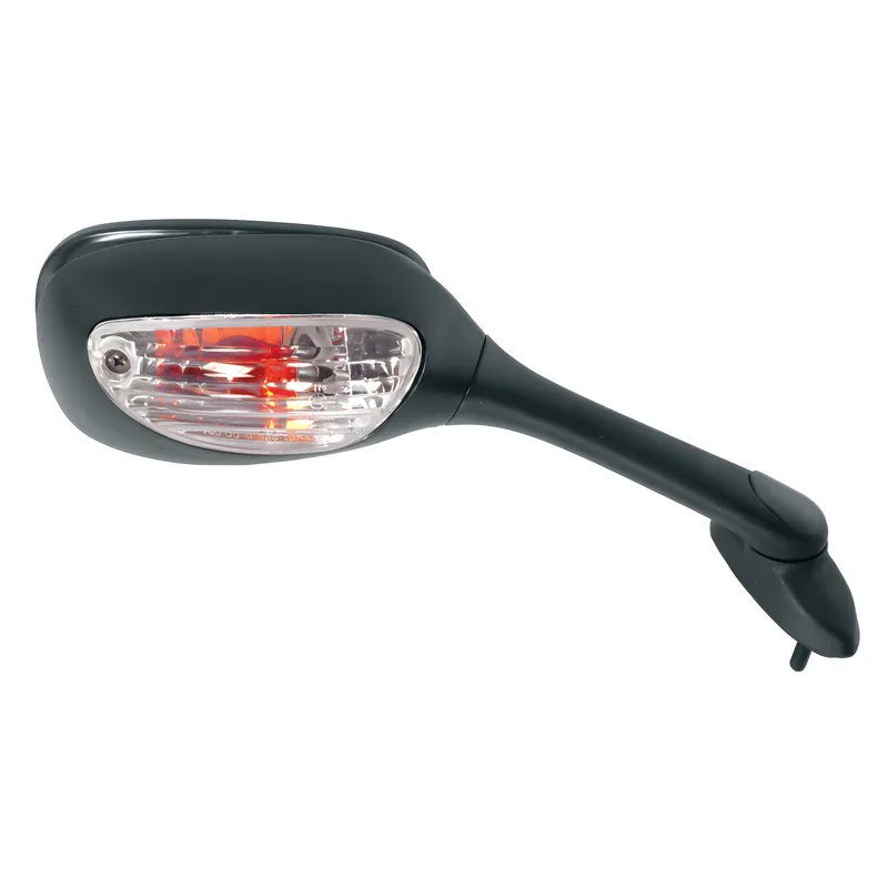 Highlight Spiegel Vicma rechts schwarz / alu in OEM - Qualität Blinker integriert