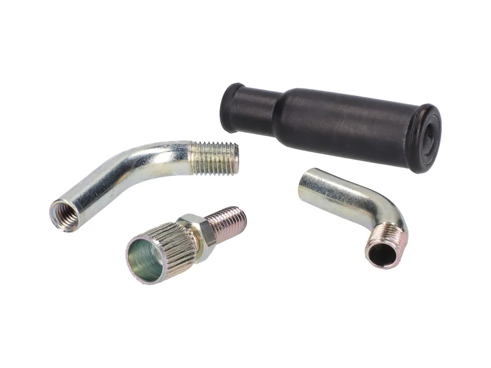 Highlight Gaszug Rohrbogen Dellorto 60° / 70° für PHBG, PHBL, PHBH, PHF, PHM Vergaser
