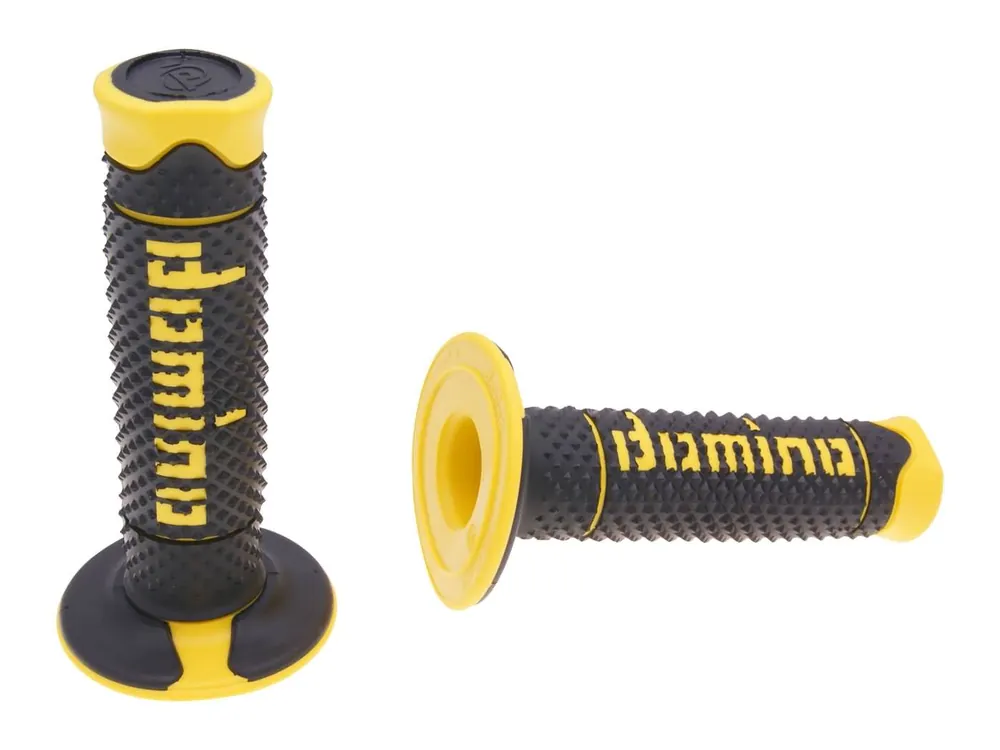 Neue Ware Griffe Satz Domino A260 Off-Road schwarz / gelb