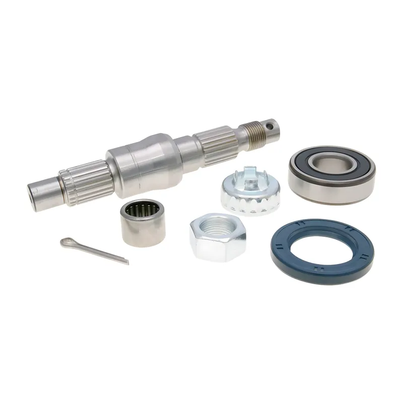 Ausverkauf Radwelle Reparatursatz 143mm komplett für Piaggio, Vespa 125, 150ccm 2-Takt (-1999)