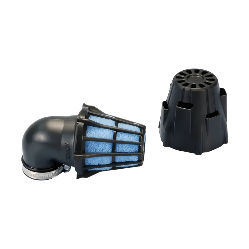 Sale Luftfilter Polini Blue Air Box 46mm 90° schwarz-blau