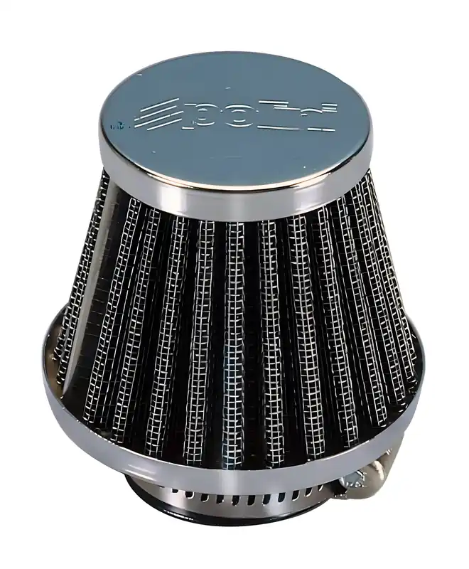 Luftfilter Polini Metal Air Filter 38mm gerade Chrom Aktuell