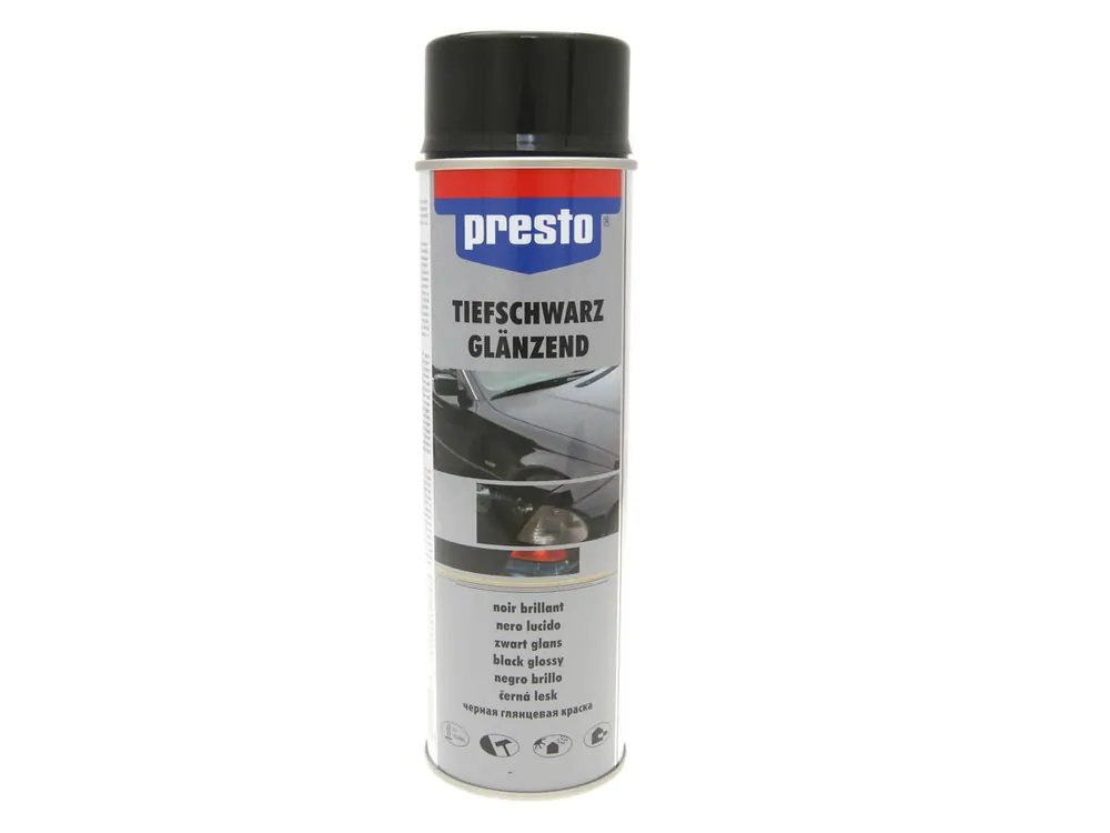Rallye-Spray Presto schwarz glänzend 500ml Nur Heute