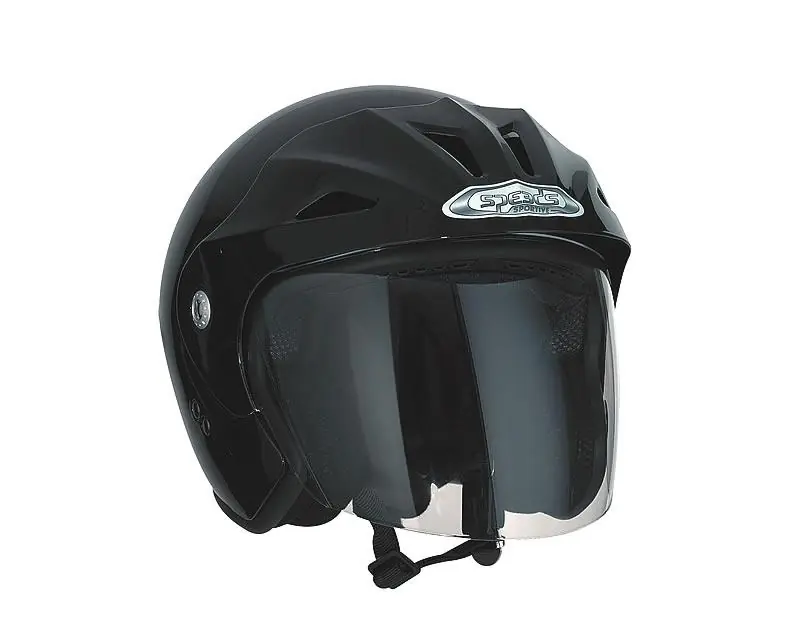 Helm Speeds Jet Sportive schwarz glänzend Größe S (55-56cm) Abverkauf