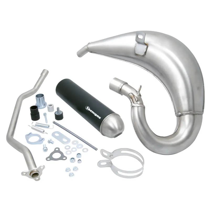 Direktkauf Auspuff Tecnigas E-NOX Steel mit Zulassung für Derbi Senda -1999