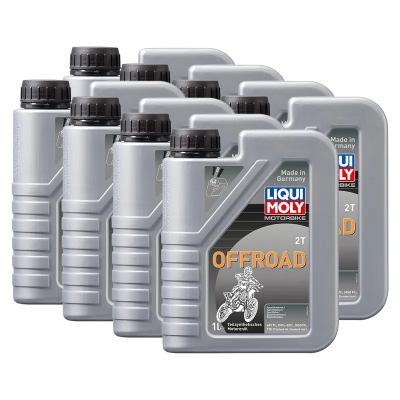 8x Liqui Moly 3065 Motorbike 2T Offroad Motoröl Enduro Quad Schneemobil 1L Knallerangebot