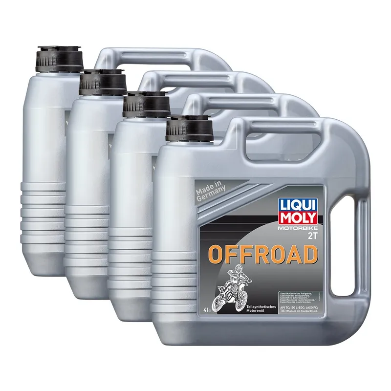 4x Liqui Moly 3066 Motorbike 2T Offroad Motoröl Enduro Quad Schneemobil 4L Preisreduziert