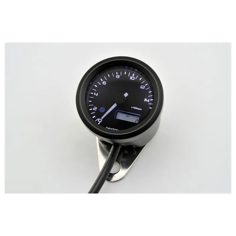 Preisreduziert DAYTONA VELONA, Digitaler Drehzahlmesser, bis 15.000 U/Min, rund Ø 48 mm, schwarz