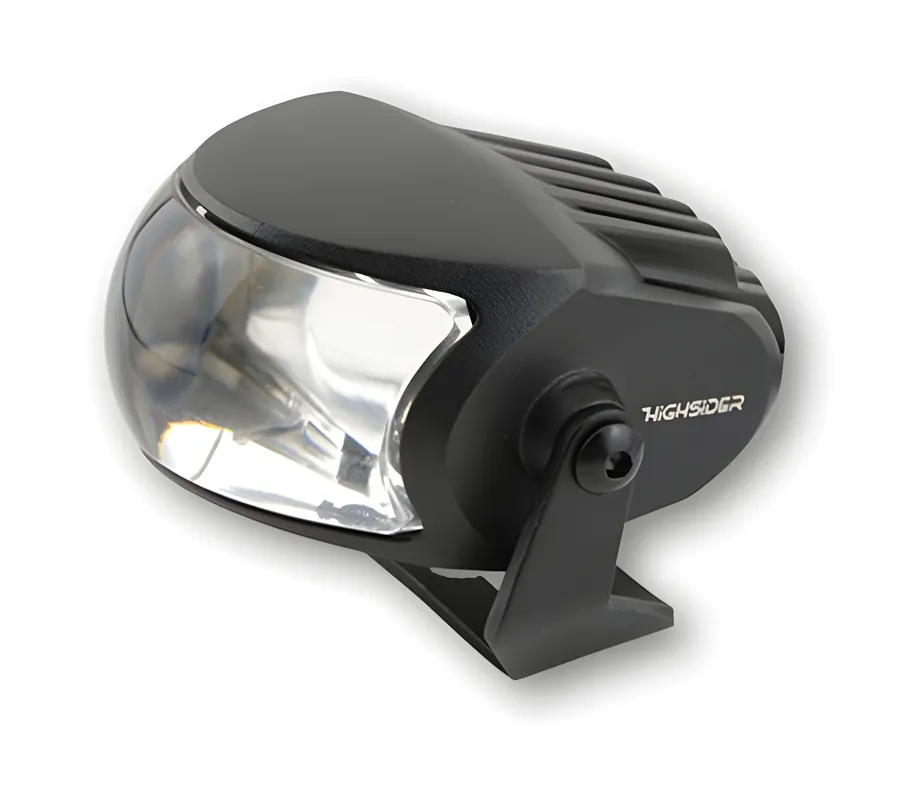 Neu Fernscheinwerfer Highsider Comet High LED mattschwarz