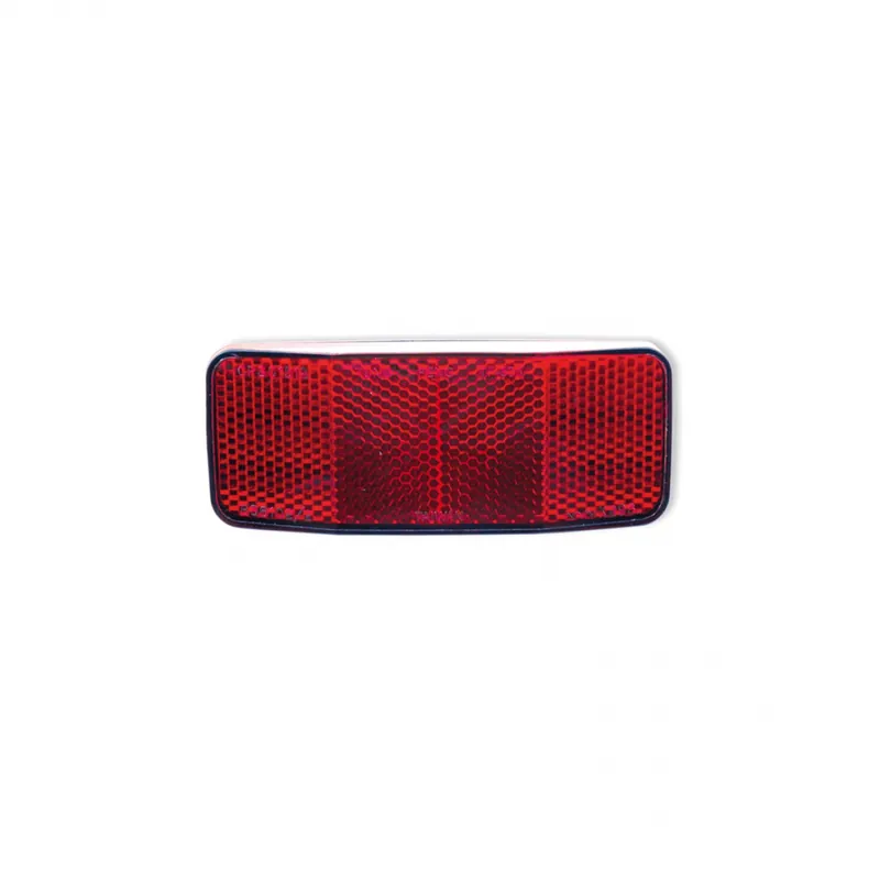 Reflektor hinten am Gepäckträger 100 x 40mm rot Vicma für Fahrräder Sichere Zahlung