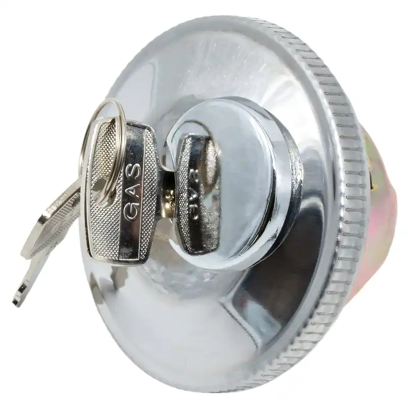 Tankdeckel + Schloß 40mm, chrom für Zündapp Kreidler Yamaha FS1 Hercules Prima M 2 3 4 5 S Mofa Moped Puch Sonderaktion
