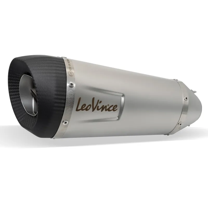 Endschalldämpfer LeoVince Auspuff-Ersatzteil 10057 / 10058 / 10395, Ø 54mm 270mm, rechts Letzte Chance