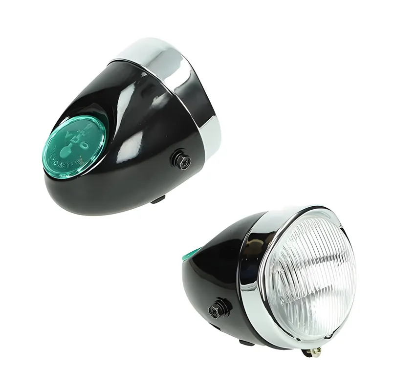 Scheinwerfer / Eierlampe vorne schwarz für Puch Maxi Mega-Angebot