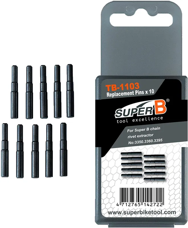 SuperB TB-1103 Ersatzpin-Set für Kettennieter schwarz Bestpreis