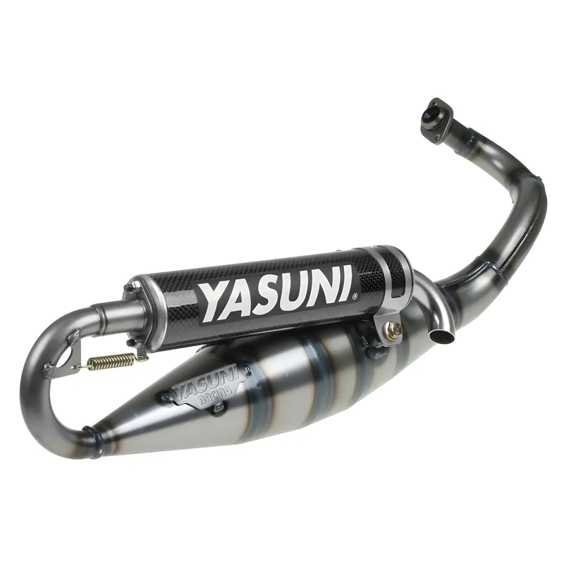Solange Der Vorrat Reicht Auspuffanlage Yasuni Scooter R mit Zulassung, Carbon für Piaggio Typhoon, Gilera Runner Aprilia SR R LC Street NRG Power AC SP Extreme Zip SSL 25 2 Sfera Restyling