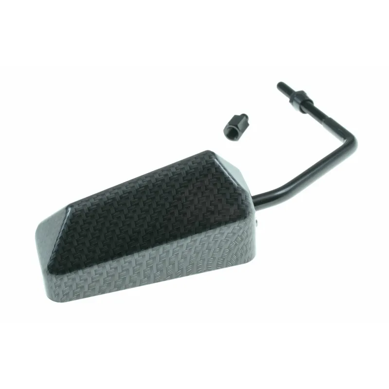 Neu Im Sortiment Spiegel STR8 F1-Style, universal, Carbon-Look / schwarz, M8-Gewinde (inkl. Adapter Linksgewinde)