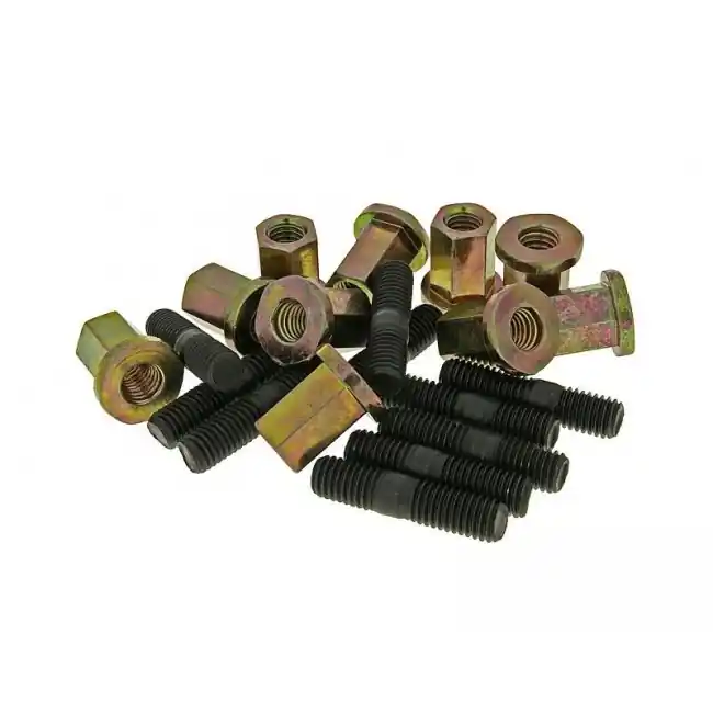 Neue Kollektion Auslassstehbolzenset Naraku, M8 x M8, 10 Stück, inklusive Mutter