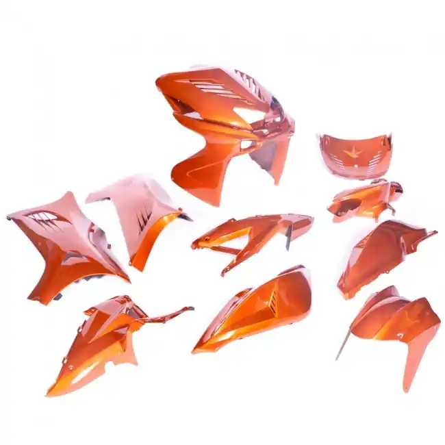 Aktuell Verkleidungsset 11 Teilig, DMP für Yamaha Aerox, MBK Nitro, orange