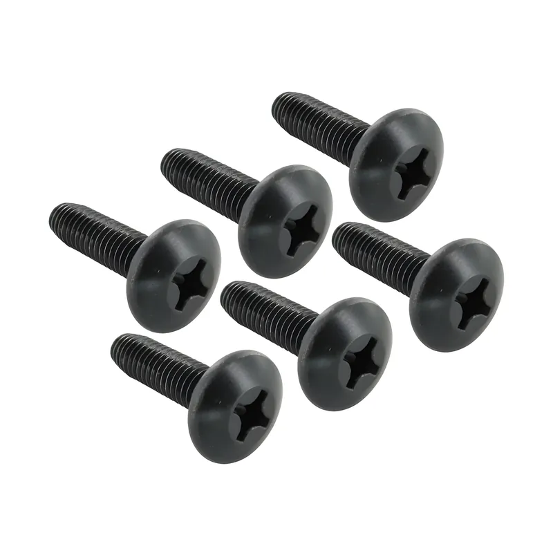 Sonderaktion 6x Schraube Verkleidung Piaggio - M6 x 22 mm ohne Absatz - Gewinde durchgehend für Piaggio Typhoon, Aprilia SR R LC Street Skipper NRG Power AC Hexagon